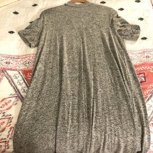 Grey t-shirt dress